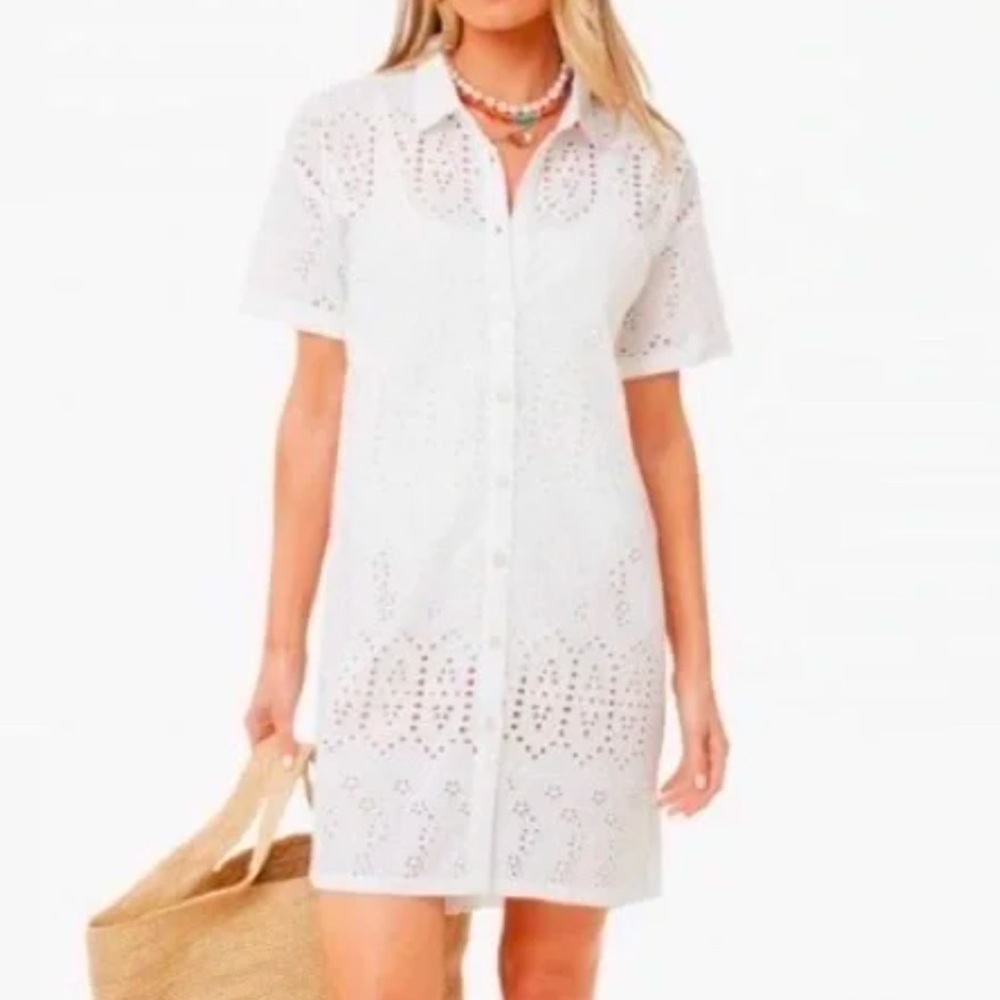 NWT Tuckernuck Provincial Eyelet Corsica Cover Up XXL